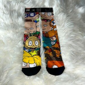 New with tags Rugrats Nickelodeon ODD socks size 6-13
